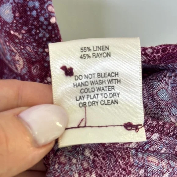 Brooklyn Industries Purple Asymmetrical Dolman Sleeve Dress - Picture 3 of 6